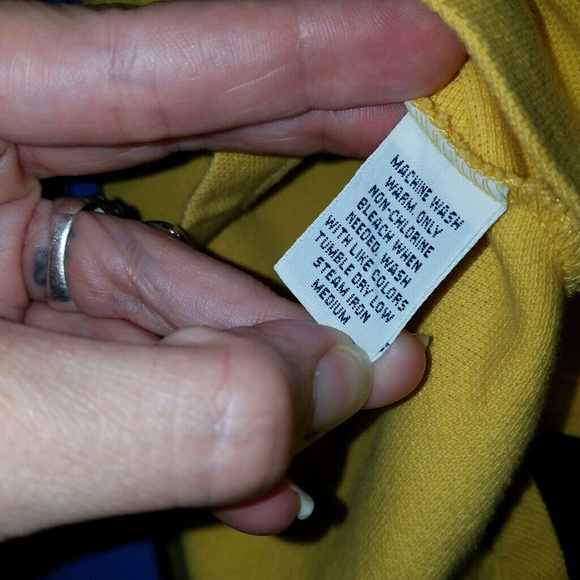 Ralph Lauren Golden Yellow Collared Shirt Large - Picture 8 of 9